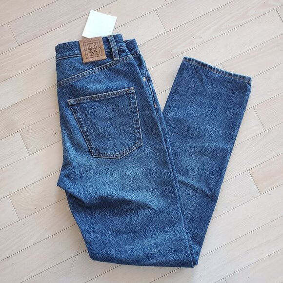 TOTEME ! High slim Straight Regular Fit Organic Cotton (28/32) - Picture 13 of 13
